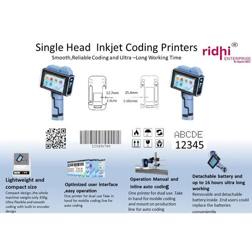 Bentsai 6205 HandHeld Inkjet Printer